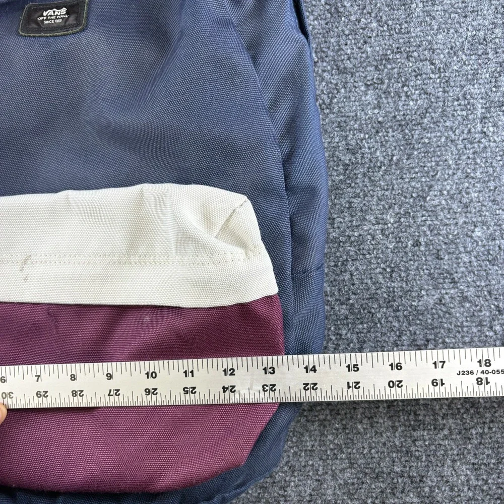 Vans Off The Wall Backpack Bags Unisex One Size Multi Colorblock Shoulder Straps